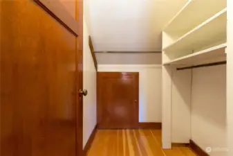 Extra closet upstairs