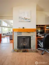 COZY PROPANE FIREPLACE