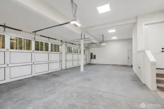 Three Car Garage w/ storage