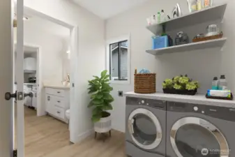 Virtually staged.  Washer/Dryer is NOT included in the sale.
