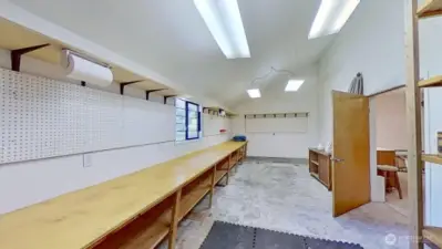 Garage shop space