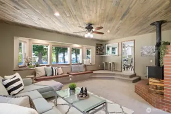 Beyond the kitchen and breakfast nook, this amazing rec room will host the best play space, game night, party zone, flex use, or anything else your mind can dream up!