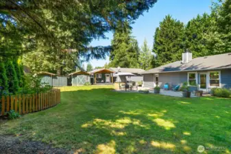 With nearly half an acre, there's room to run and play!