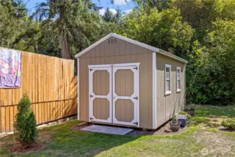 Shed for storage. Brand new 2025