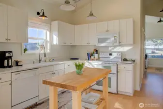 The kitchen is delightful and has everything you need!