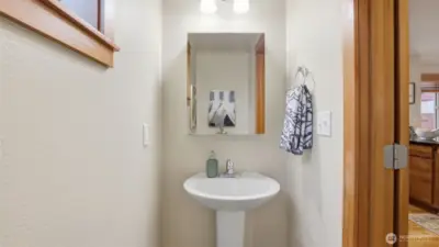 Main floor half bath