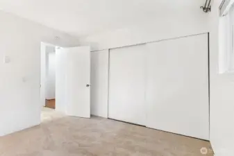 HUGE triple closet in Primary Bedroom