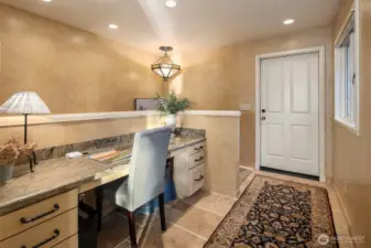 Keep your home running smoothly with this command center area just off the kitchen.