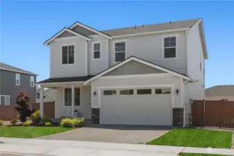 2 Car Garage, Driveway & Street Parking