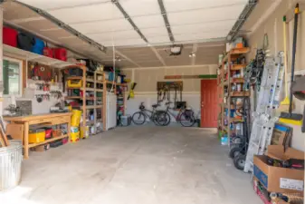 Single car detached garage with guest space above