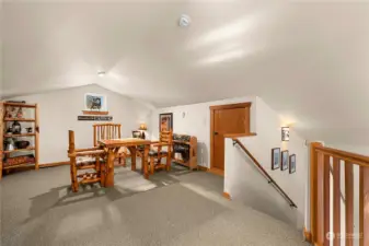 Upstairs loft