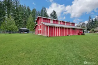 Barn back view