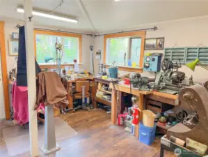 Currently an art and jewelry studio, was another bedroom suite