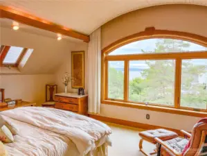 Primary Suite upstairs, and that view!