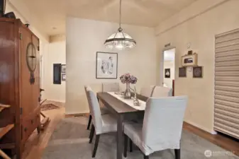 Formal dining area