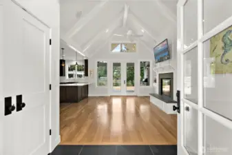 Stunning Entrance Looks Through to the Back.