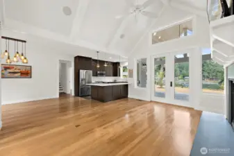 Main Living Area. French Doors to the Fantastic Back Entertainment Area.