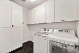 Utility Room with Ample Storage. Appliances Convey with the Property.