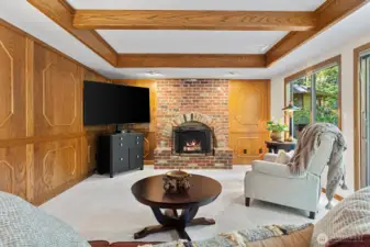 Fireplace #2 in the bonus room.