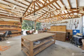 Large ceilings and large set up make this a very high functioning space!