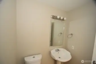 Half bath on main level
