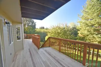 Deck off of Family room