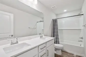 Hall Bath on Upper Floor