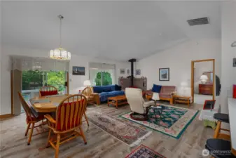 Very open gathering space.