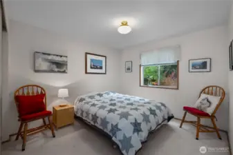 2nd BR - split BR floorplan, located on the other side of the house from the PBR.