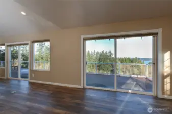 Views from every room except the office!