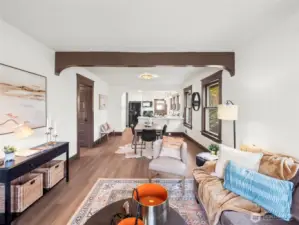 Living Room to Kitchen