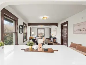 Kitchen to Dining Area