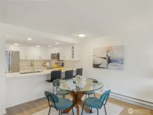 Plenty of space at the breakfast bar