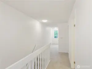 Upstairs find all Bedrooms - peaceful retreats!