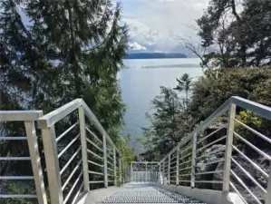stairs down to the beach
