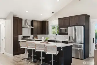 Kitchen with Large Island