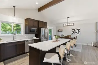 Kitchen with Large Island