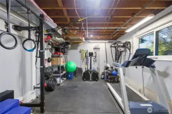 Lower Bonus Room/ Workout Room off Garage