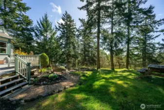 Fenced garden and yard space