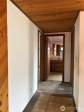 Hallway to bedrooms and full bath.