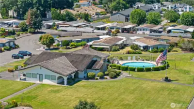 The community has a clubhouse for gatherings and events.