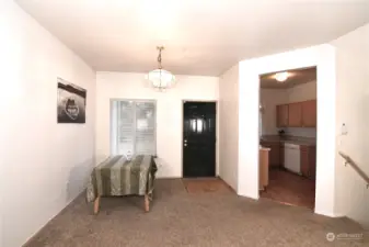 dining area and main entrance