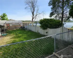 Back yard entertaining