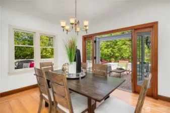 Think about these French doors opening to your deck - great entertaining!