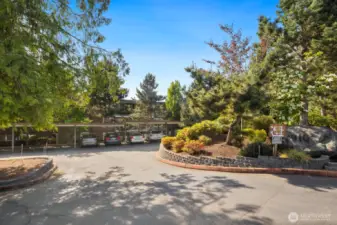 Easy access to parking area off of 90th Ave W