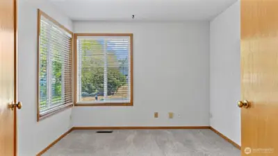 Downstairs bonus room can be used as a den or a 4th bedroom.