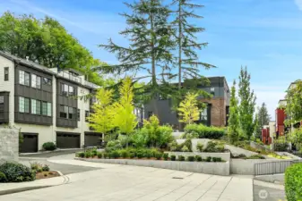 The 57 units at McGraw Square enjoy exquisite manicured grounds.