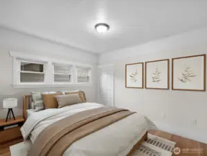 1 of 2 upstairs bedrooms