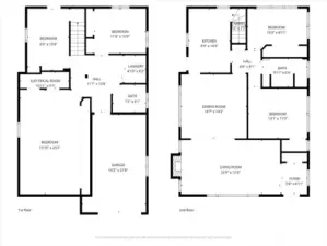 1st floor (Daylight basement) bottom left room can be used as a bedroom or a family room. Currently staged as a family room.