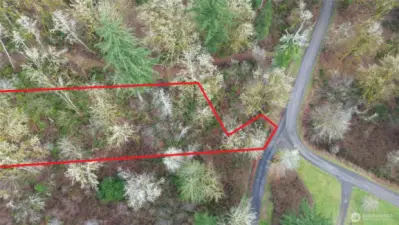 Property has a small amount of area accessed from Libby Rd on the lower end.